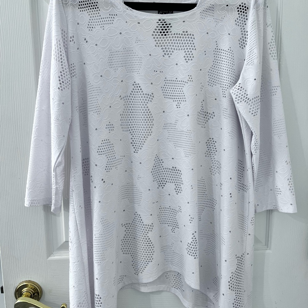 CLARA SUNWOO White Textured Blouse